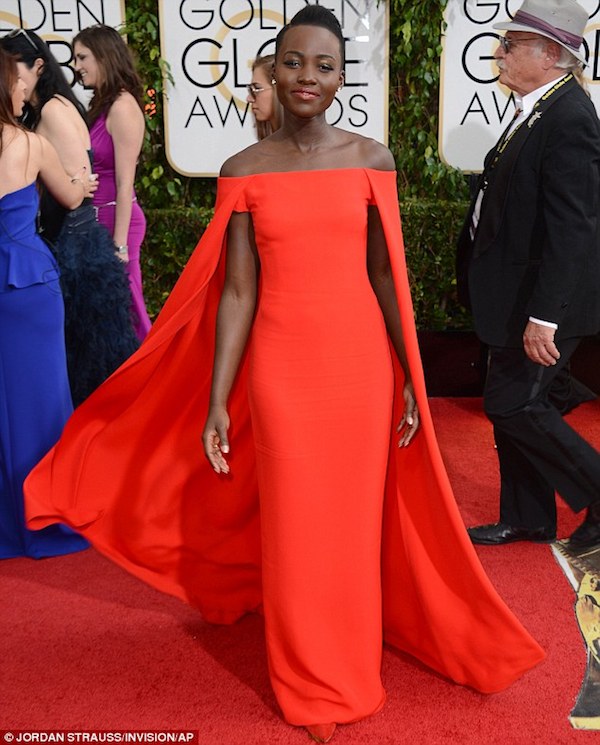 Lupira Nyong'o-golden globe