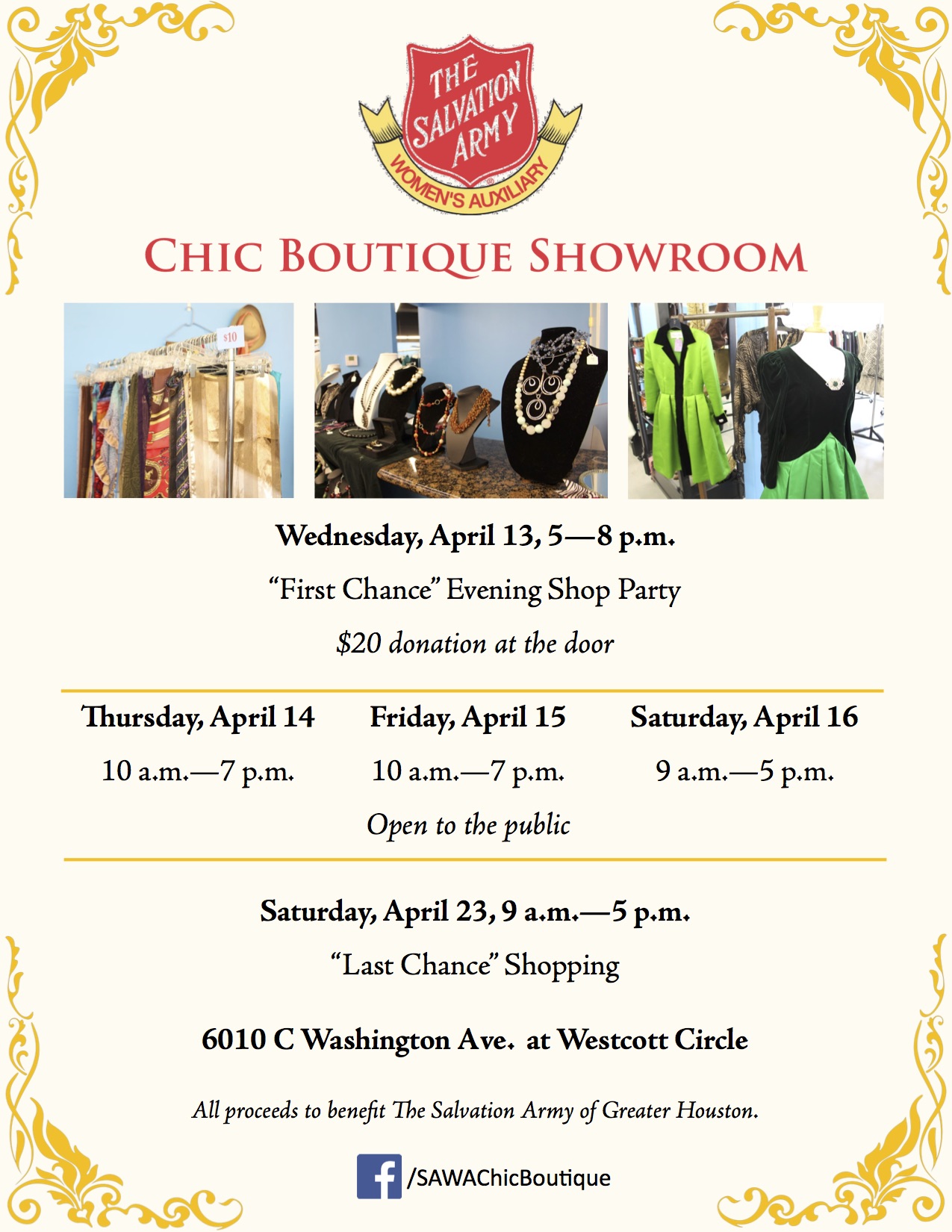 The Salvation Army Women's Auxiliary Reflections on Style Chic Boutique ...