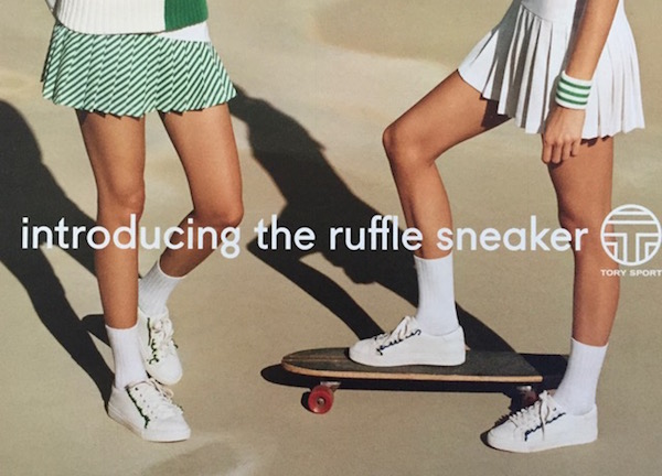 ruffle sneaker